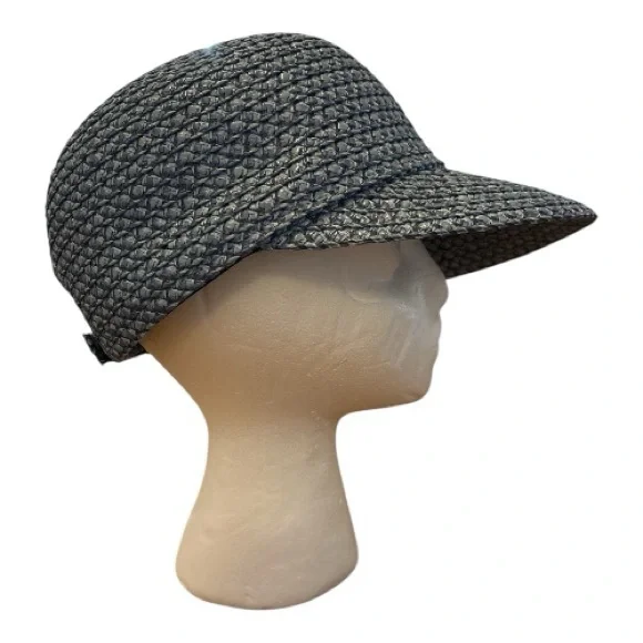 Eric Javits Mondo Woven Cap Cornflower Blue S/M - Picture 4 of 7